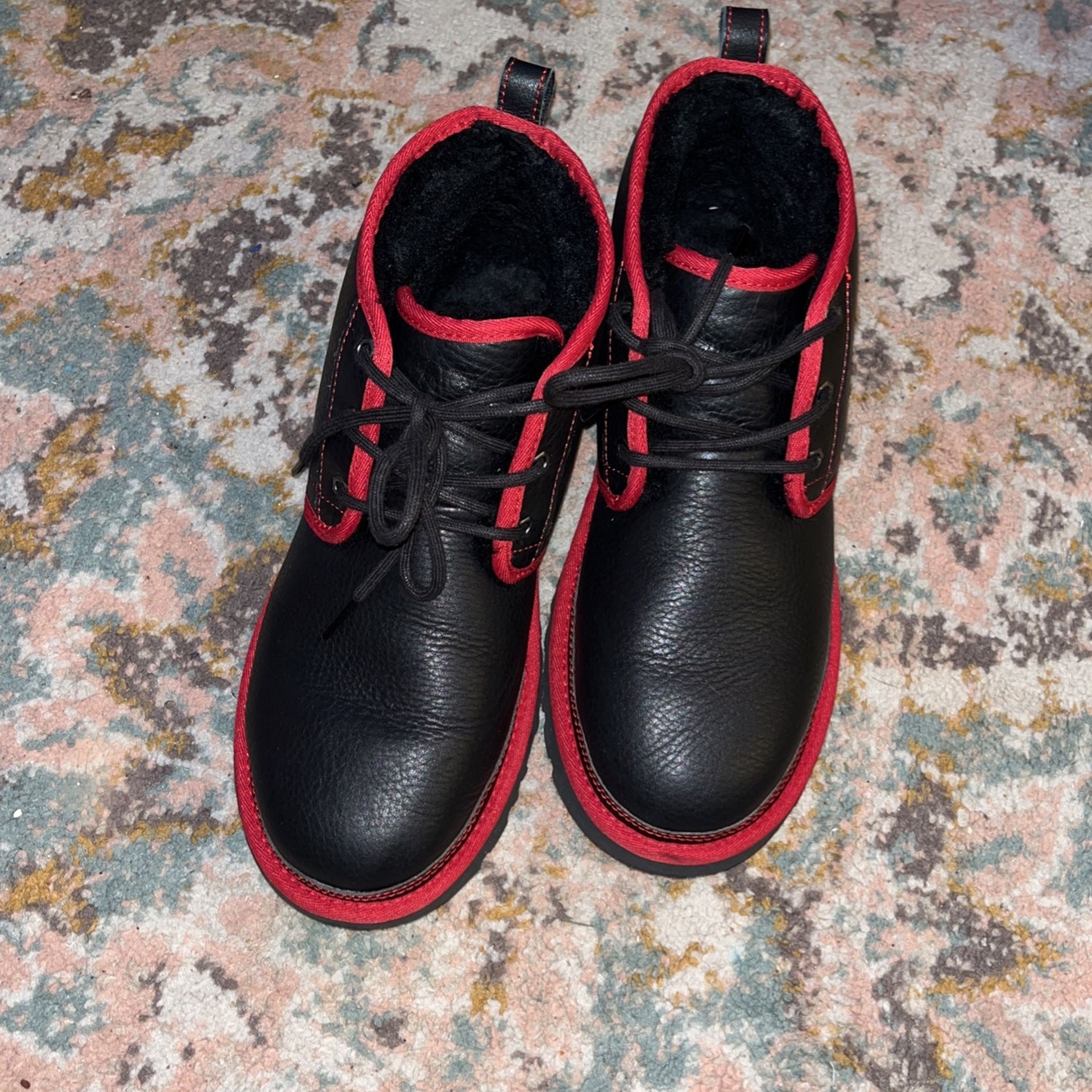 UGG Boots M/ SIZE 11 Red/Black