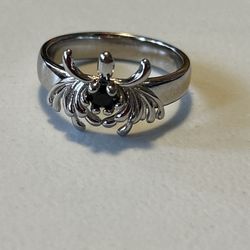 Beautiful Sterling Silver Bee Ring Sz9.5