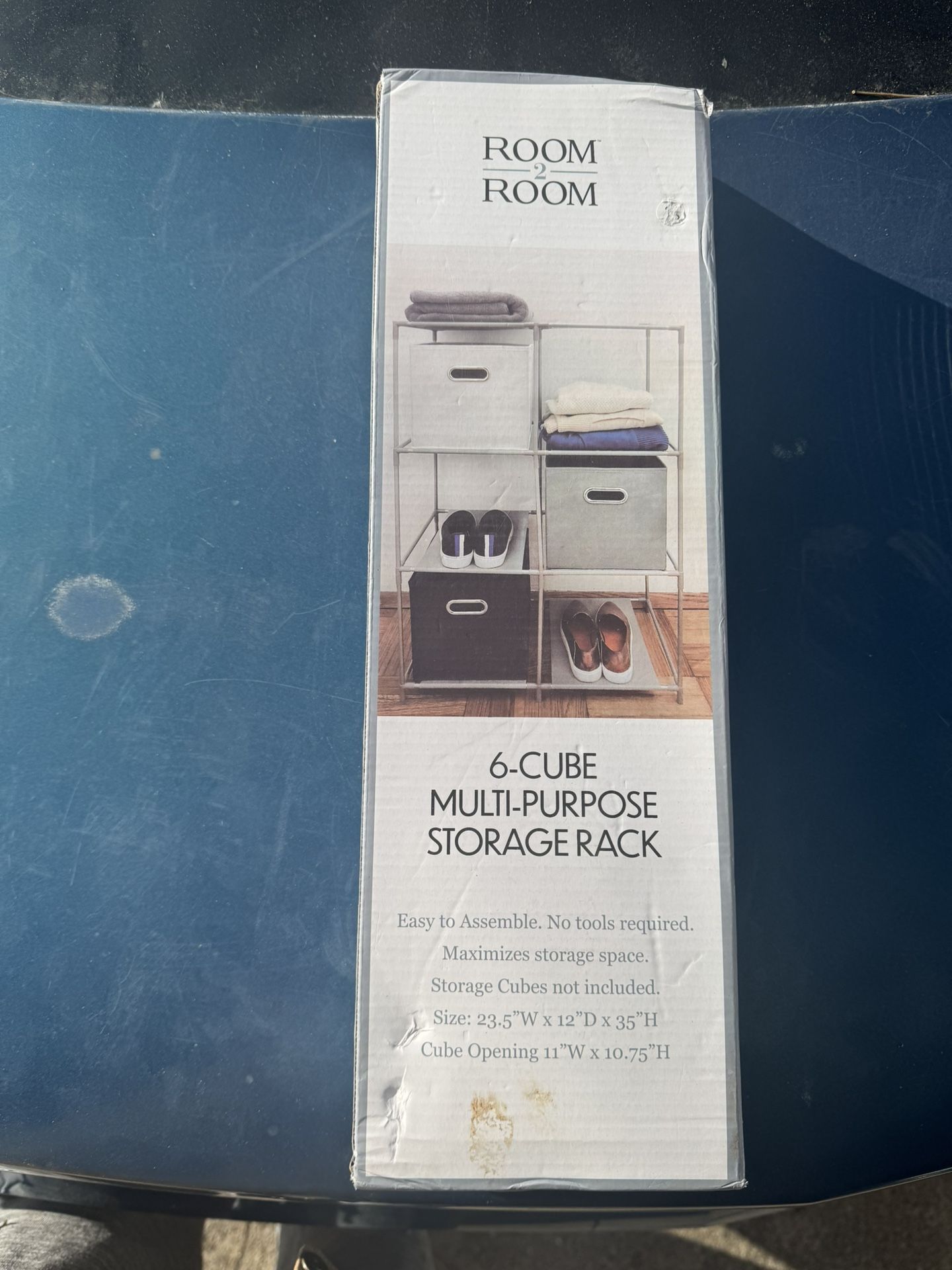 6-Cube Multipurpose Storage Rack