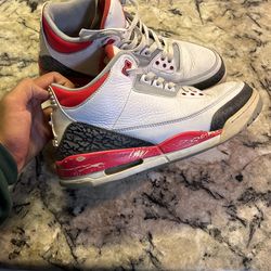 2012 Jordan 3 Fire Red