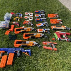 20+ Assorted Nerf Guns
