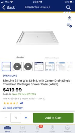 Dream Line Shower Base