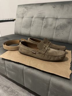 Tommy Hilfiger Suede Moccasins + Belt Set Size 9 US / EU 42 – Men’