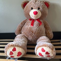 Giant Heart Teddy Bear
