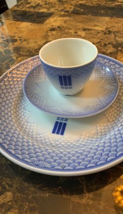 Copenhagen Denmark porcelain set
