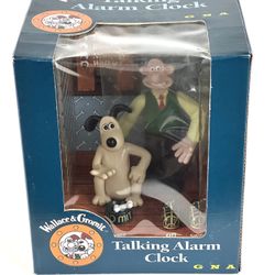 Wallace And Gromit Talking Alarm Clock. New 