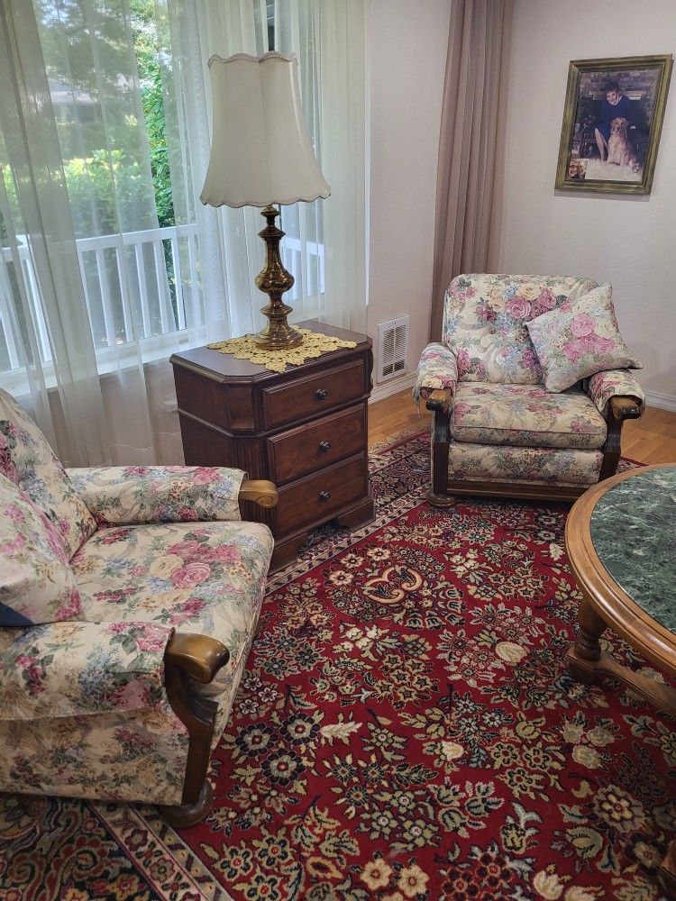 Living room chairs as a pair
