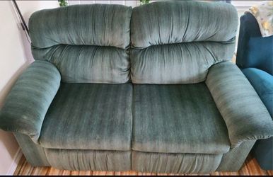 Emerald green couch