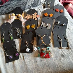 Home Made Earrings 5.00 Each