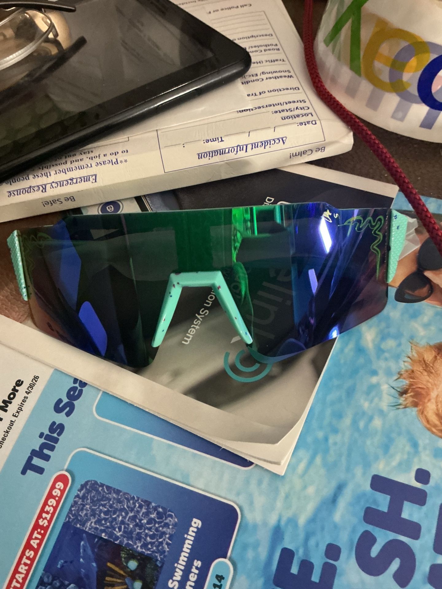 Youth Baseball Glasses Boys Girls UV400 Kids Teen