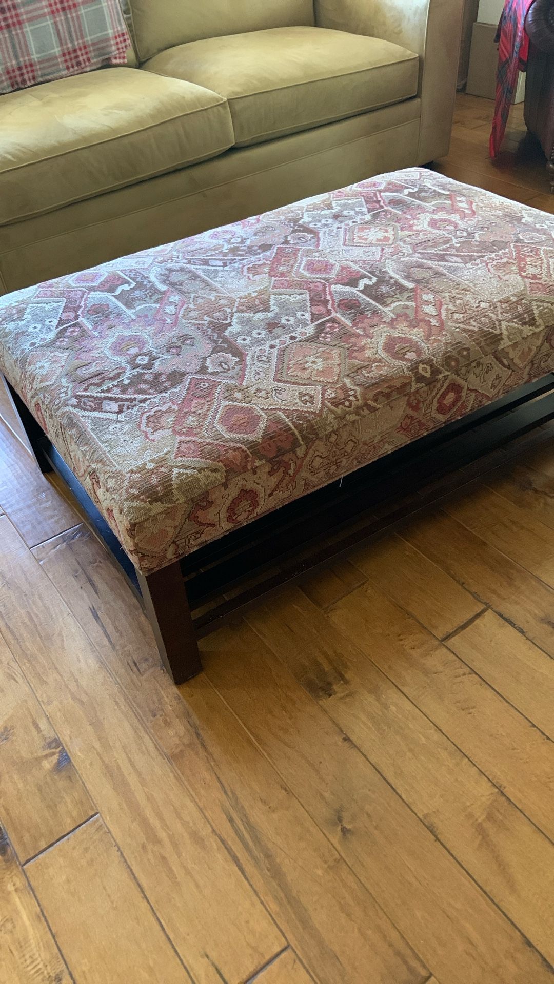 Arhaus Tapestry Ottoman