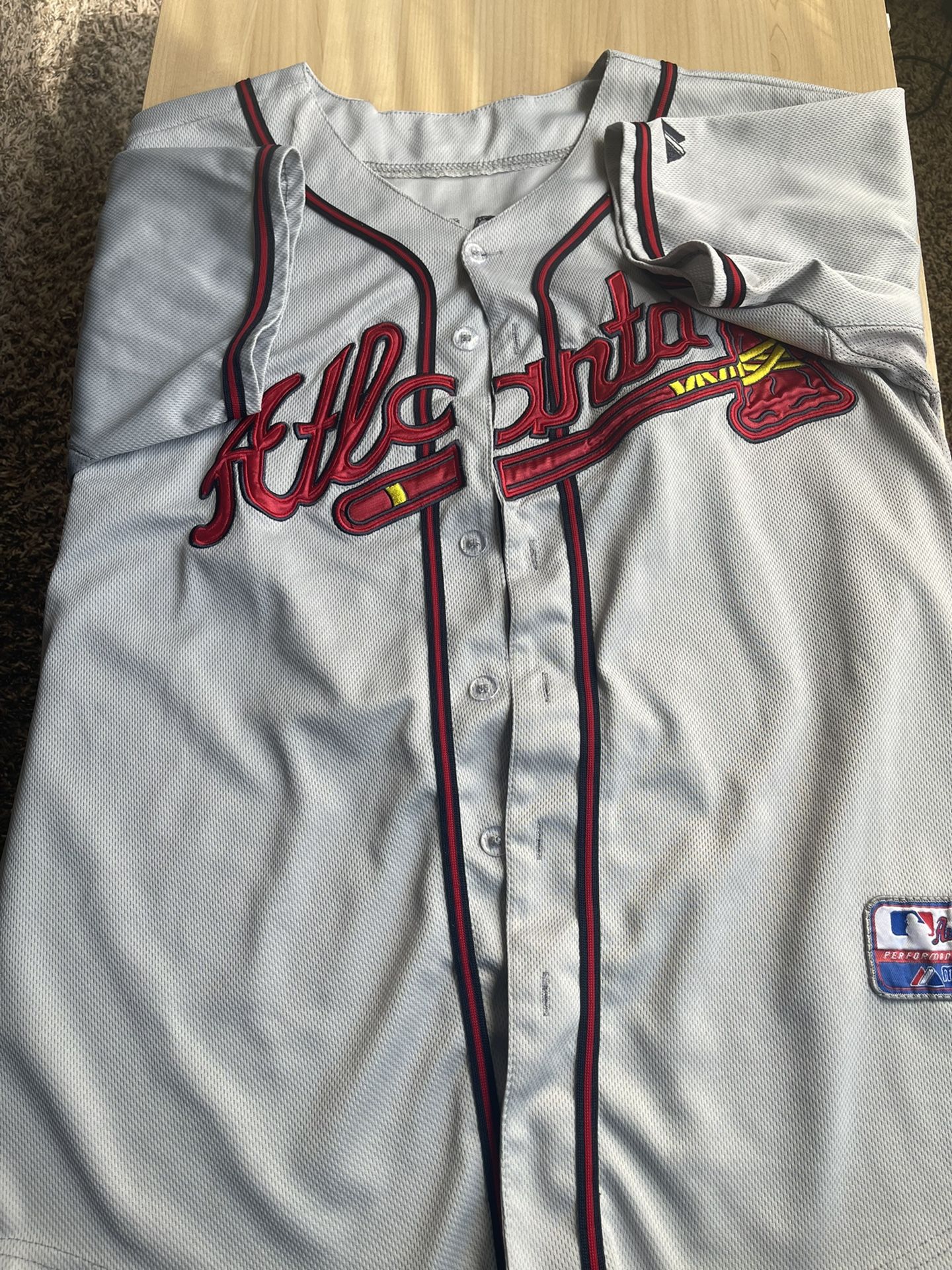 (Braves) Baseball Jersey 