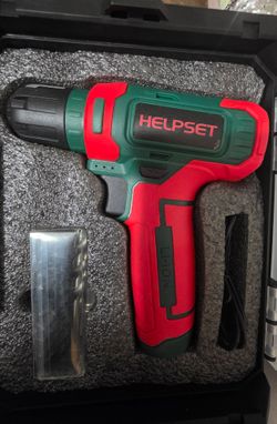 Cordless Drill With Case And Bits