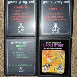 Atari Games $5.00 Each Or $15.00 For All