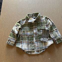  Baby Flannel Button Shirt