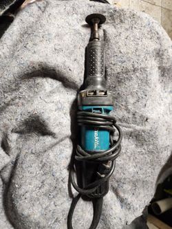 Makita GD0600 1/4" Paddle Switch Die Grinder, with AC/DC Switch, Blue