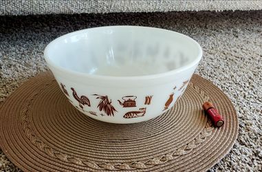 Pyrex "Early American" pattern #403 bowl