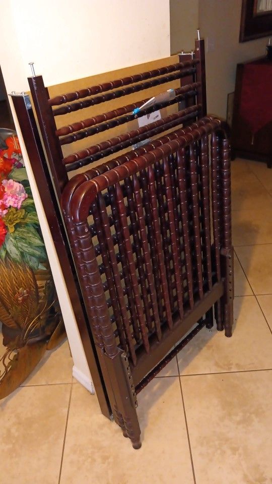 Beautiful Mahogany Baby Crib  from none Pets Home 