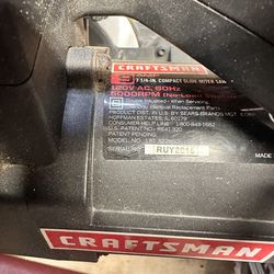 Craftsman 9 Amp 7 1/4 In compact slide miter Saw