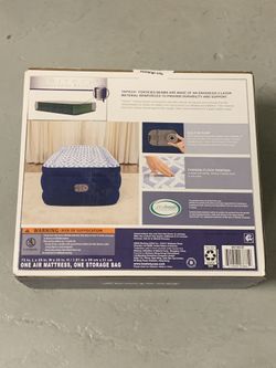 New Bestway - TWIN - Inflatable Air Bed Mattress Built-In Pump 67883E 20" Height