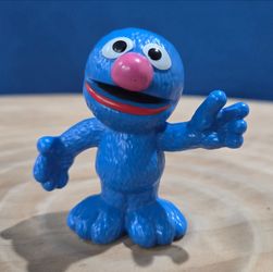 Sesame Street Grover 2.75" PVC Figure Cake Topper 2013