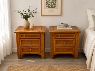 Solid Wood Nightstands (each)