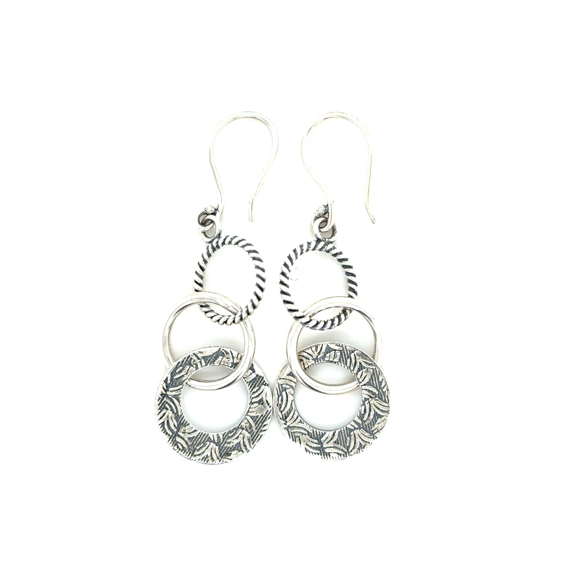 Silpada 925 Interlink Dangle Earrings