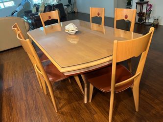 Dining table and chairs