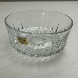 Vintage France Glass Star Bowl
