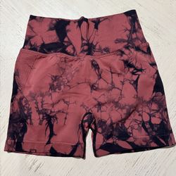 Women High Waist Workout Yoga Gym Contour Seamless Cycling Shorts Size M