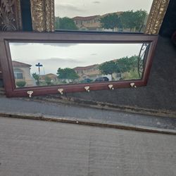 Mirror Coat Rack