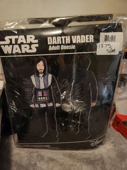Star Wars Darth Vader Adult Onesie S/M