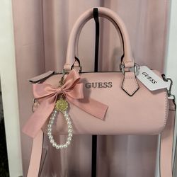 GUESS Pink Crossbody Barrel