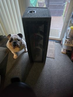 Triple 10" Rockford Fosgate R2 Subwoofers in Obcon Labyrinth Box - BASS!