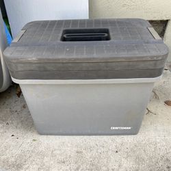 Large Craftsman Tool And Parts Tote Box