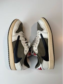 Nike Air Jordan 1 Low OG SP Travis Scott Medium Olive DO5442-200 Size 2Y