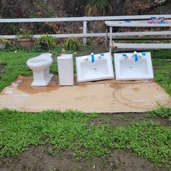 Bathroom Toilet And Sink