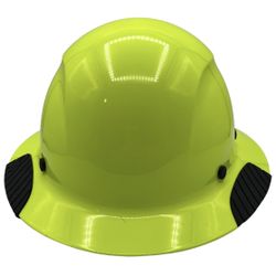 LIFT Safety HDF-18HV DAX Natural Brown Full Brim Hard Hat w/ Ratchet Suspension
