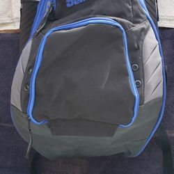 Demarini 2 Bat Bag Backpack, Black/Royal
