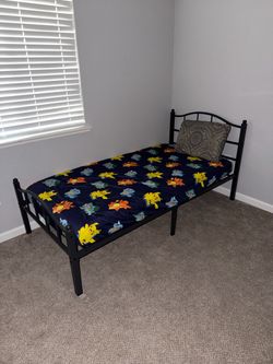 Full size Bed Frame with Matress