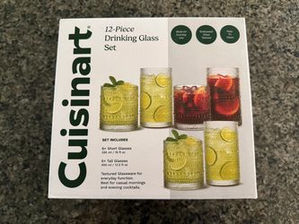 Cuisinart 12pc Drinking Glass Set