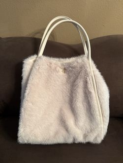 Victorias Secret large fuzzy tote / purse