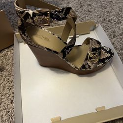 Brand New In Box Michael Kors Carmen Wedges