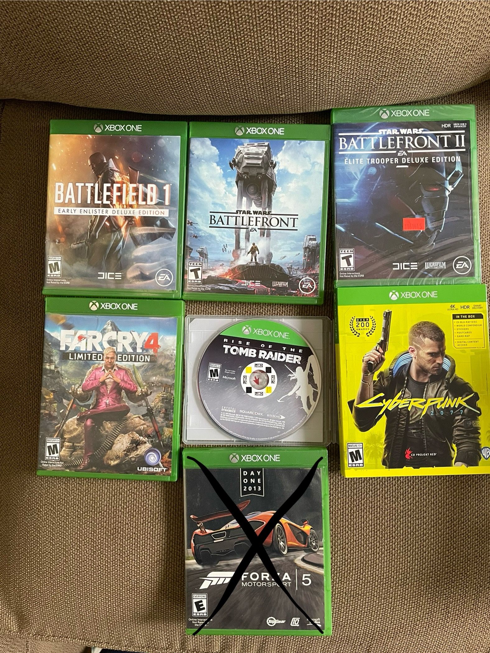Xbox One X Video Games 