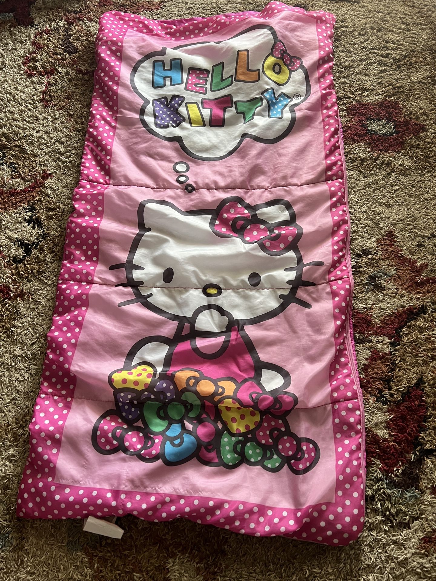 Hello Kitty Sleeping Bag With Zipper 