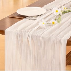 Ivory Table Runners (15 Pc)