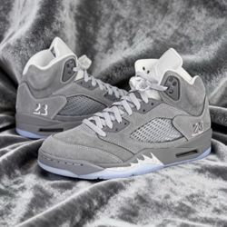 Jordan 5 Retro 'Wolf Grey' Shoes - Size US 10 (Mens)