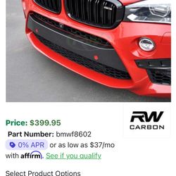RW Carbon Front Bumper Carbon Fiber BMW X5