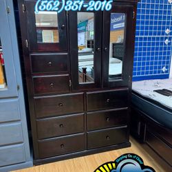 Cherry Wardrobe Closet Ropero Armoire Nuevo New 