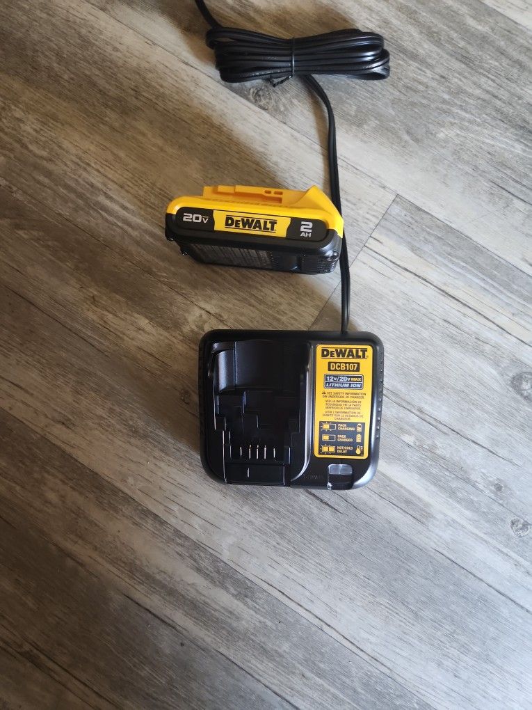 Dewalt 20v Charger With Battery 2ah
